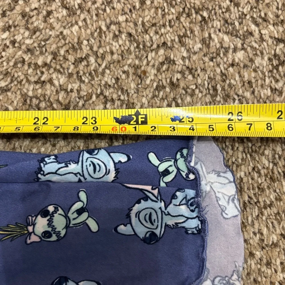 Disney Stitch Navy and Light Blue Character Lounge Pants - Picture 4 of 4